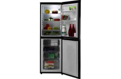 Hoover HVBS5162BK Tall Fridge Freezer - Black/Ins/Del